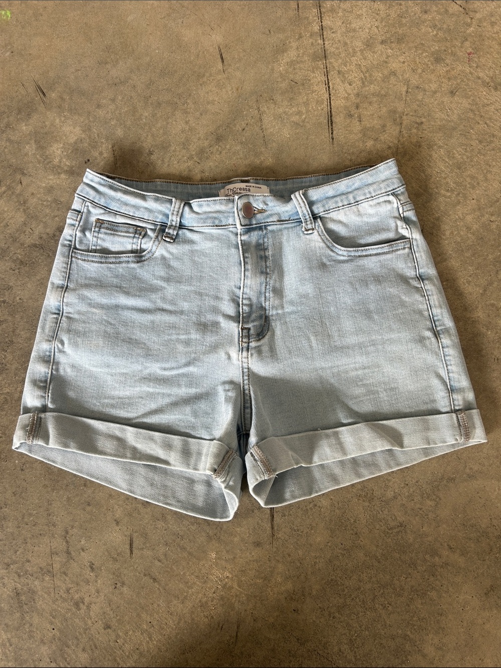 American Eagle Outfitters, Aeropostale, & ThCreasa Blue Jean Distressed Shorts - Picture 10 of 13